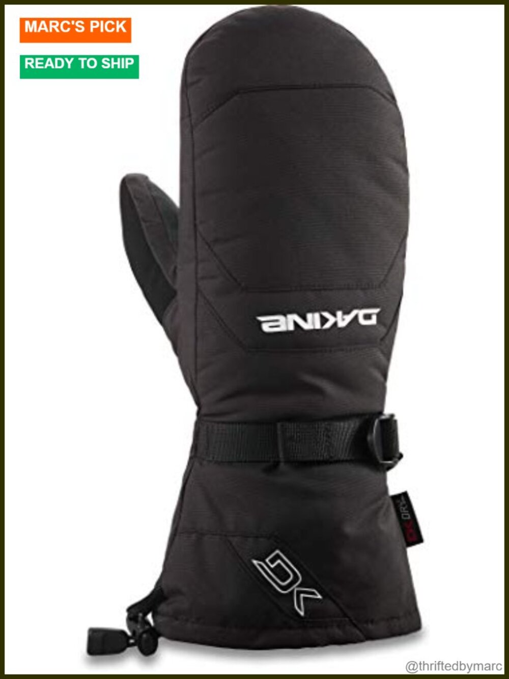 Men's Snowboard & Ski Mitts Warm Durable Winter Gloves Recycled Polyester